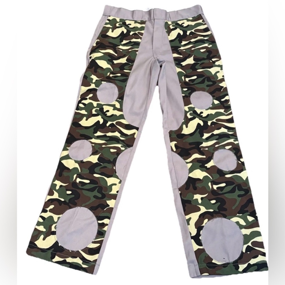 Men’s Dickies Camouflage Patchwork Trousers 34x30